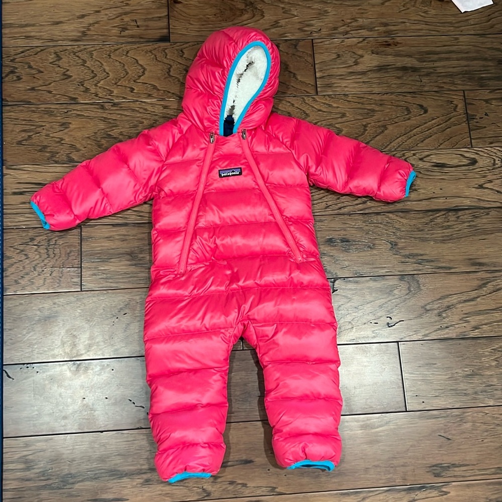 Patagonia Infant Hi-Loft Down Sweater Bunting | Size 3-6 Months